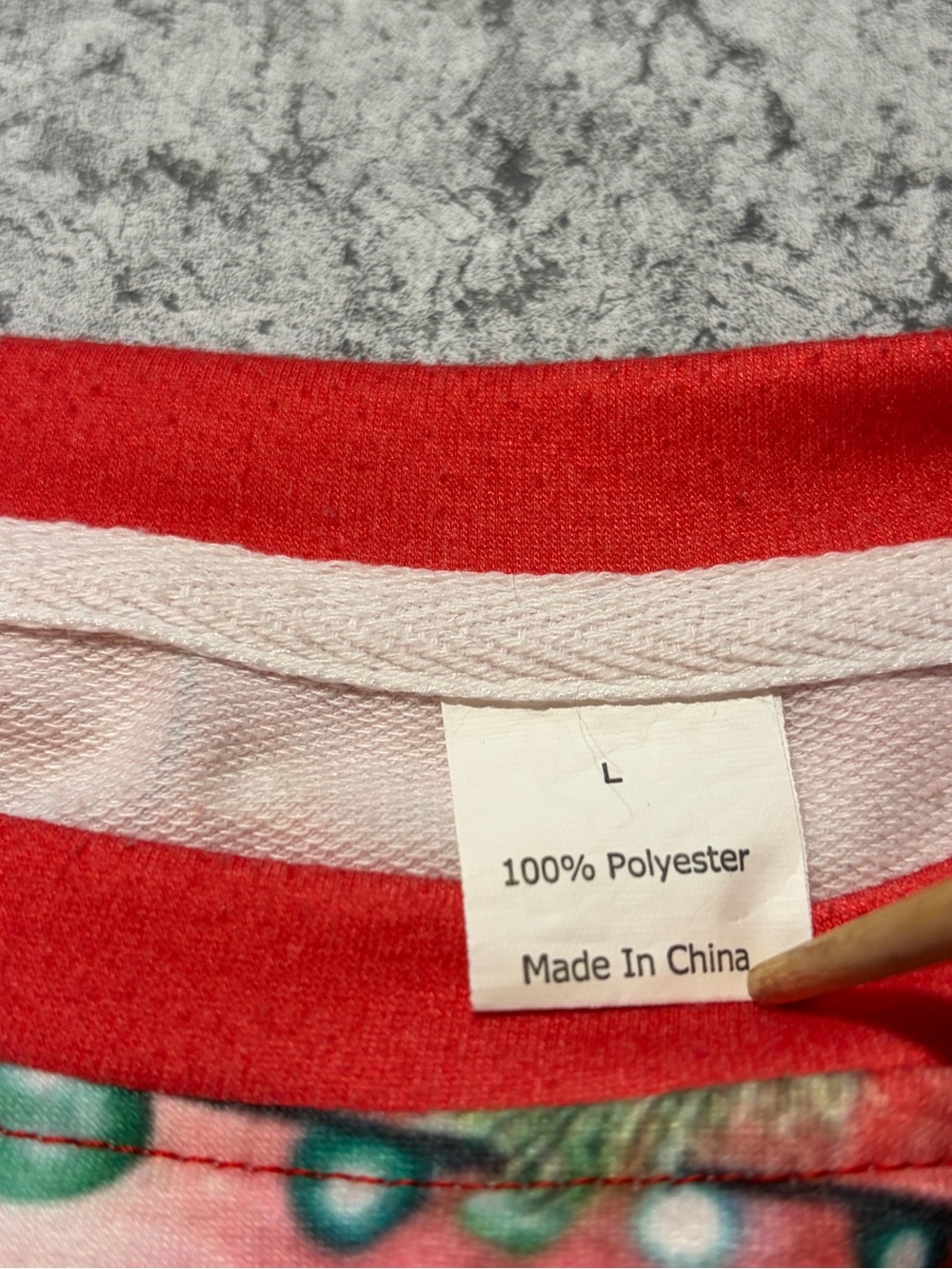 Funny Christmas Red Sweater/ Sweatshirt. Dog Sunglasses Cat Glasses. Unisex L - Picture 6 of 7